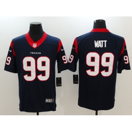 Men's Houston Texans #99 J.J. Watt  Navy Vapor Untouchable Limited Stitched NFL Jersey