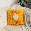 Large 3D Blooming Flower Home Living Creative Cushion Pillow Cover