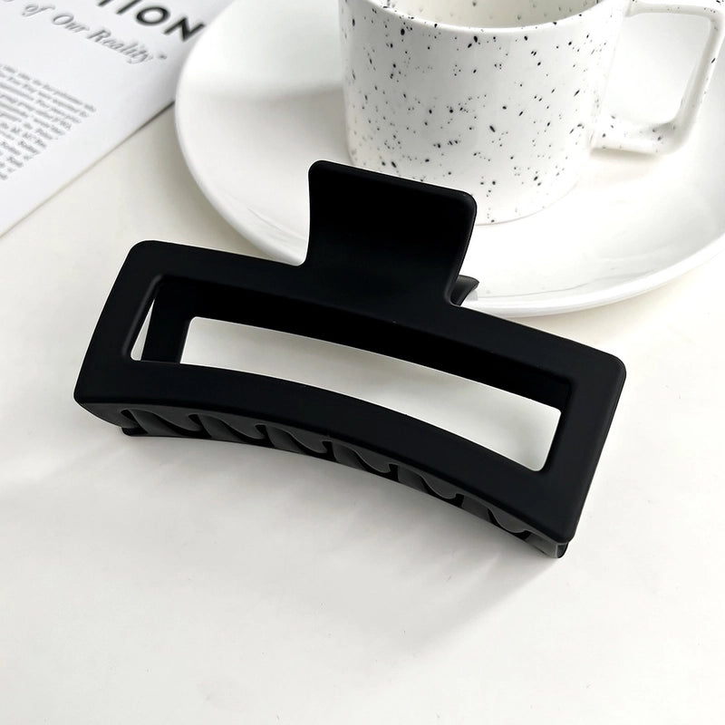 Women’s IG Style Solid Color Plastic Hair Claws