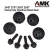 AMK RC Bevel Gear, 30/8T Heavy Duty Overdrive Bevel Gear Set for 1/10 RC Crawler Axial SCX10 II AR44/45 Capra Portal Axle Spare Parts