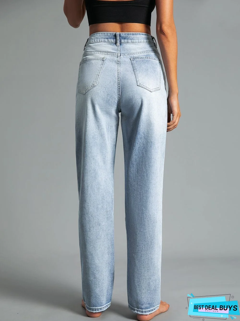 Blue Denim Casual Shift Jeans