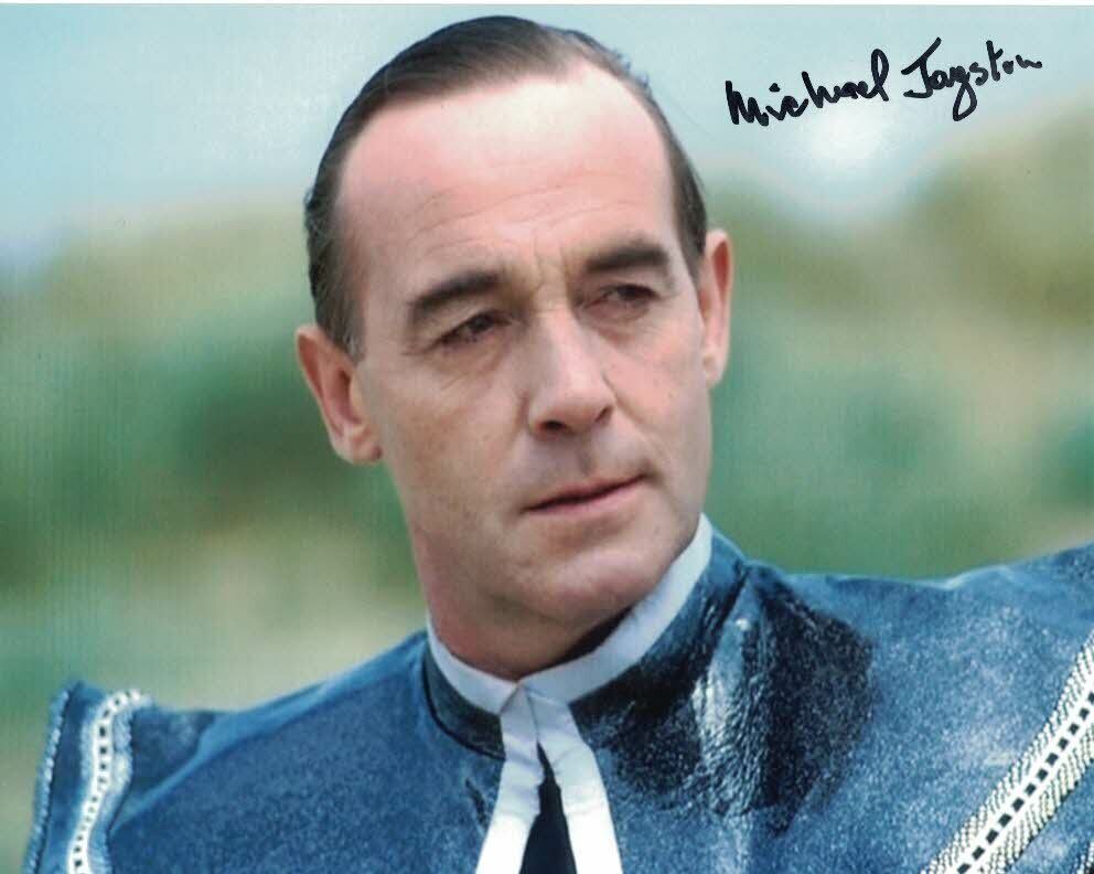 MICHAEL JAYSTON - The Valeyard in Doctor Who hand signed 10 x 8 Photo Poster painting