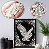 Diamond Painting-DIY Special Shaped Drill Pearl Painting Owl(30x40cm)