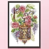 Flower Street Lights-14CT Stamped Cross Stitch 27*38cm/10.63*14.96in tapestrymarket