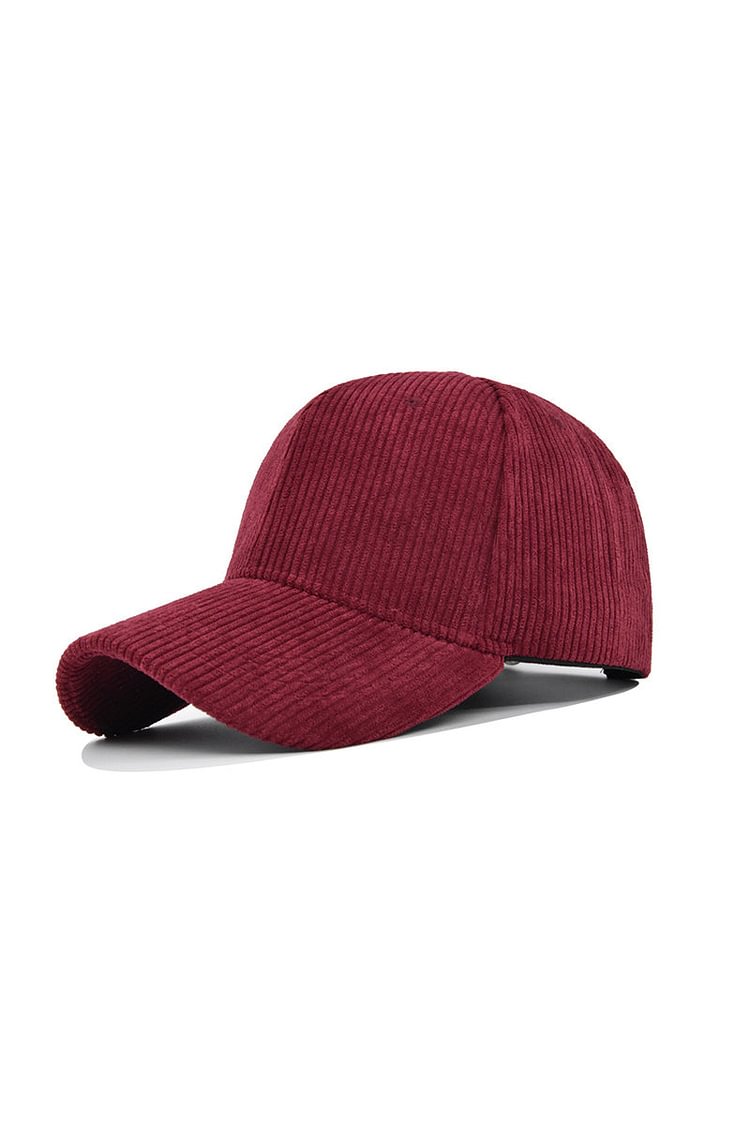 Corduroy Cotton Casual Baseball Cap