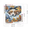 Snow Puppy-Full Round Diamond Painting 30*30CM