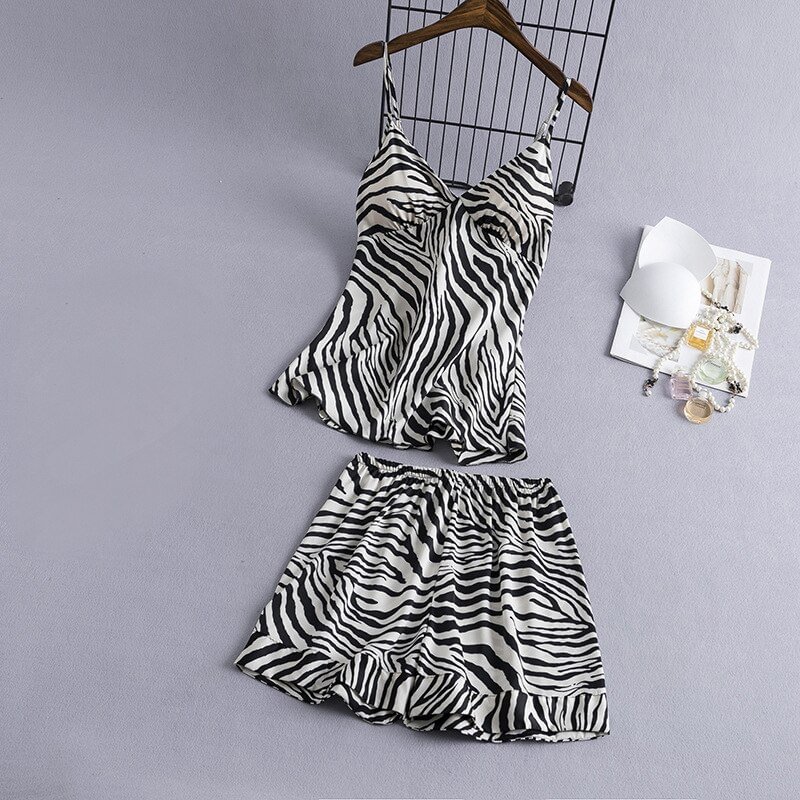 Uaang Pajamas Set Womens Robe Gown Sexy 5PCS Nightsuits V-Neck Nightdress Sleep Suit Nightshirts Kimono Pyjama Home Clothes