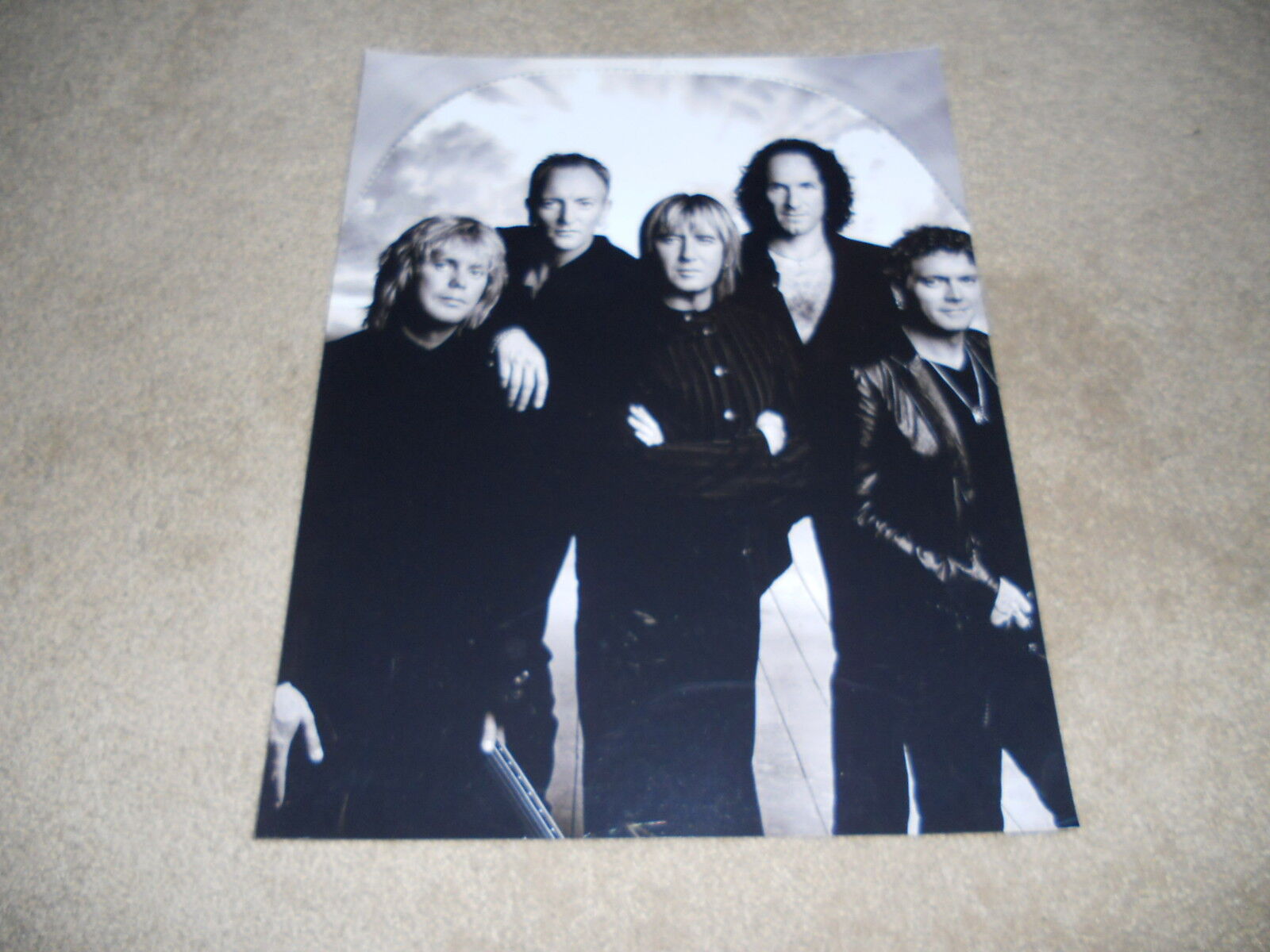 Def Leppard Cool 11x14 Promo Live Photo Poster painting #1 CD LP