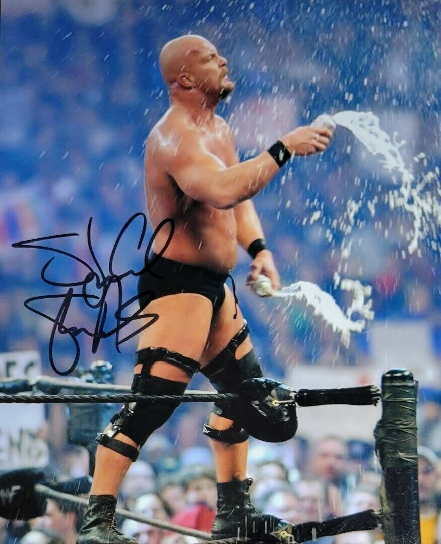 Stone Cold Steve Austin Autographed Signed 8x10 Photo Poster painting ( WWE WWF ) REPRINT