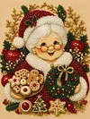 DIY Pearl Painting - Handmade Self - Adhesive Pearls - Santa Claus