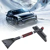 2 In 1 Car Snow Shovel Ergonomic Handle Extendable Ice Scraper Car Accessories