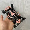 Tamiya 4WD Modified Jedi Chariot Pure Hand-painted Black Silver Gray Mirror Customization FMA Chassis Racing