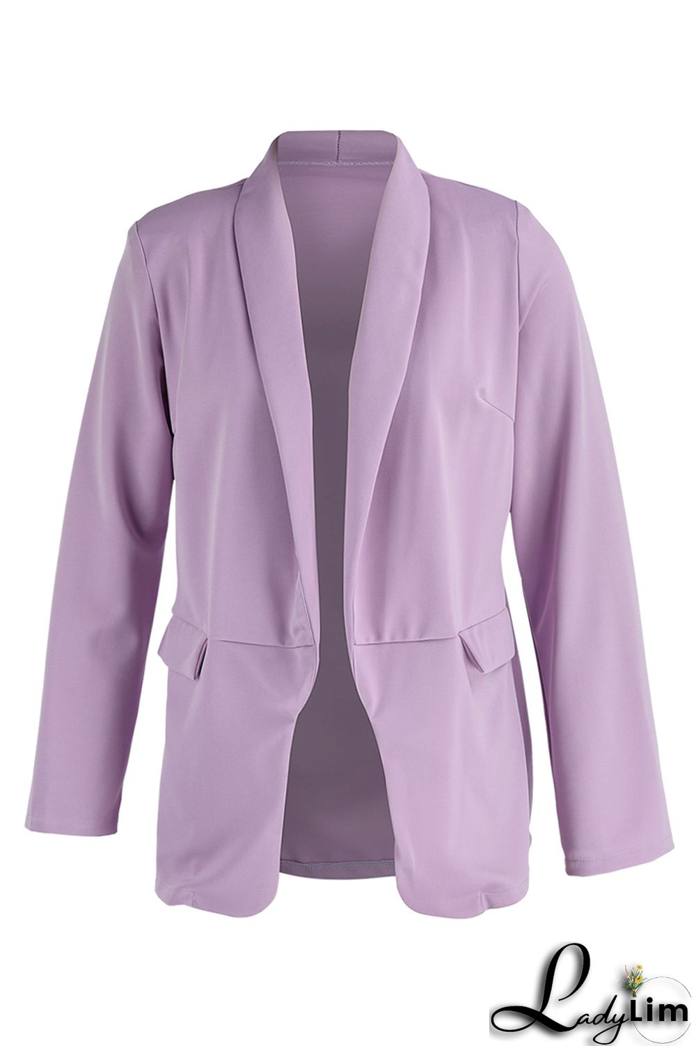 Green Fashion Casual Solid Patchwork Cardigan Turn-back Collar Outerwear