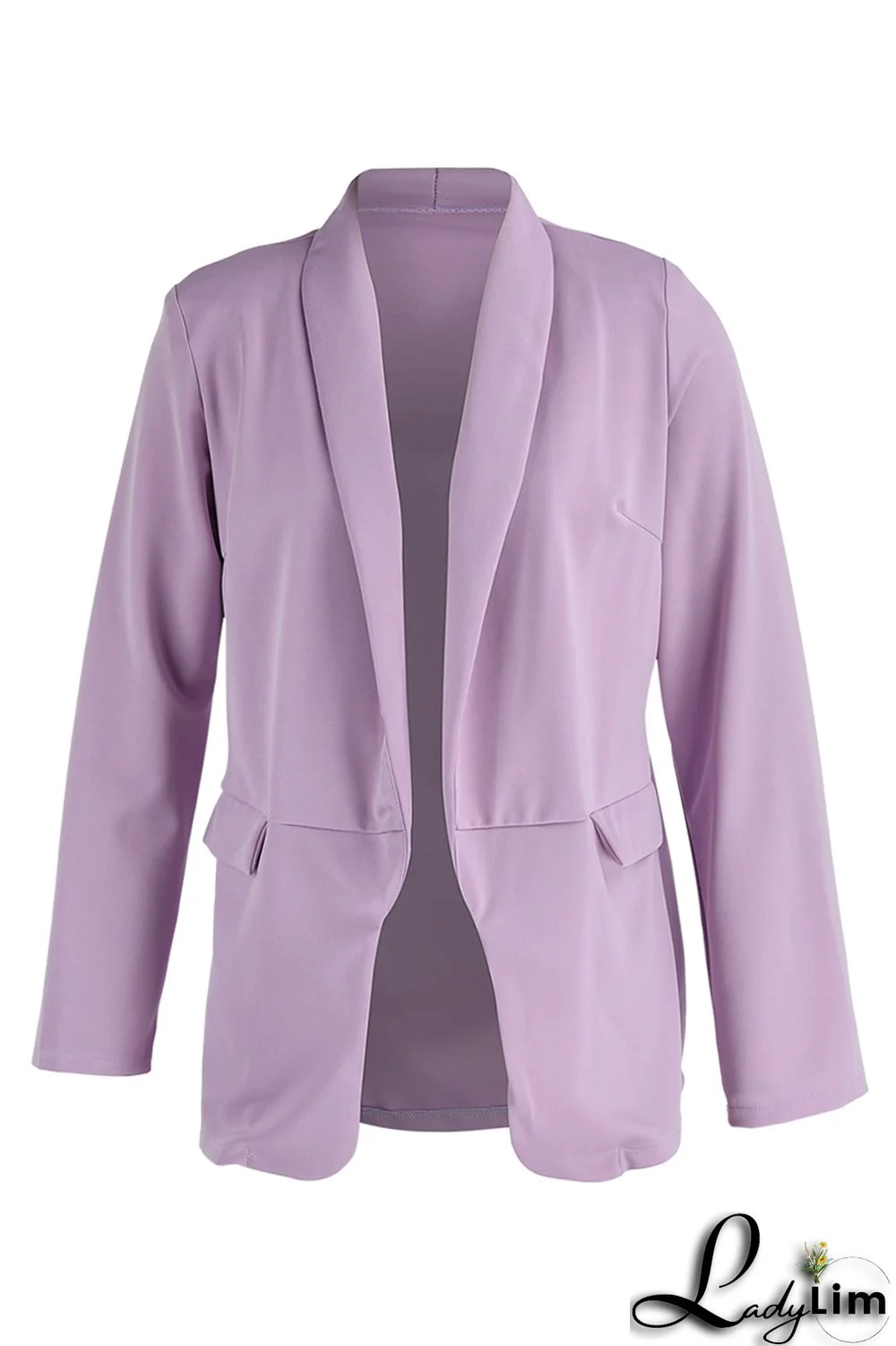 Green Fashion Casual Solid Patchwork Cardigan Turn-back Collar Outerwear