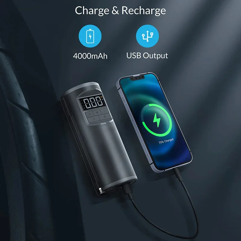 Portable Mini Air Pump Handheld Tire Inflator