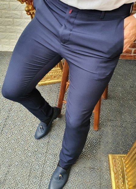 Mens fashion retro casual pants