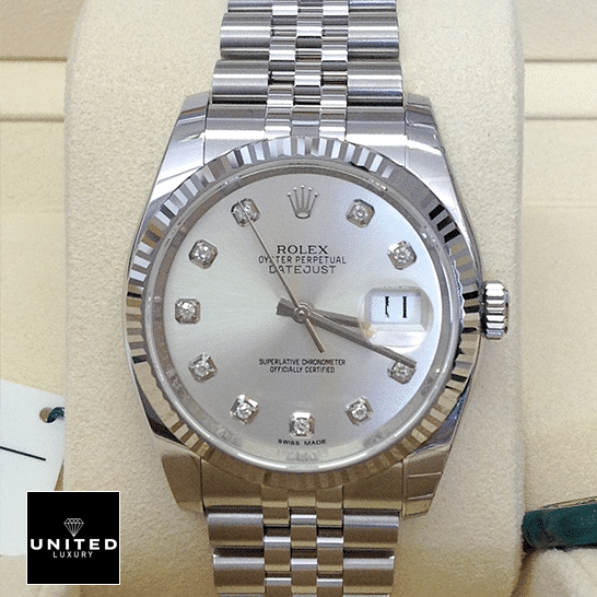 Rolex Datejust 36 116234-0084 Mother of Pearl with Diamonds Dial Replica