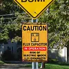 Caution Electric shock warning - Metal Tin Signs(8*12Inch/12*16Inch)