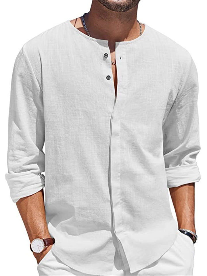  thdmladies Men's Long Sleeve Button Up Casual Beach Shirts thedmladies