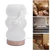 Striped Small Night Light Lamp Brightness Dimmable Aesthetic Ambient Lamp for Bedroom Living Room Christmas Birthday Party