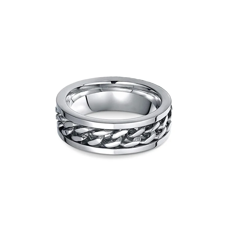 For Son - Drive Away Your Anxiety Chain Fidget Ring