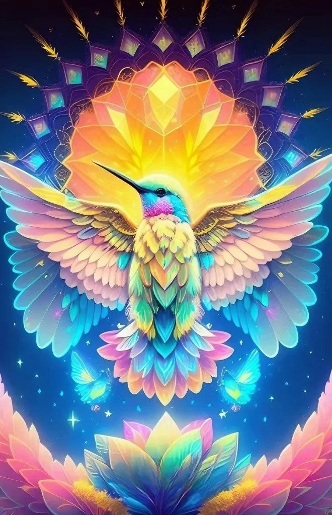  Colorful Bird 40*60CM (Canvas)AB Round Drill Diamond Painting gbfke
