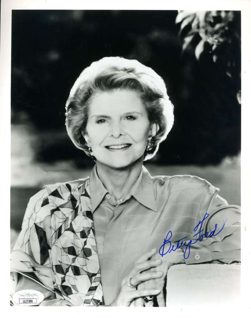 Betty Ford JSA Coa Hand Signed 8x10 Photo Poster painting Autographed