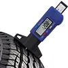 Portable Vehicle Tire Wear Checker 0.01mm Resolution Universal Auto Measuring Depth Gauge with LCD Display & Inch/MM Conversion Lightweight for Cars Trucks Motorcycles (Blue)