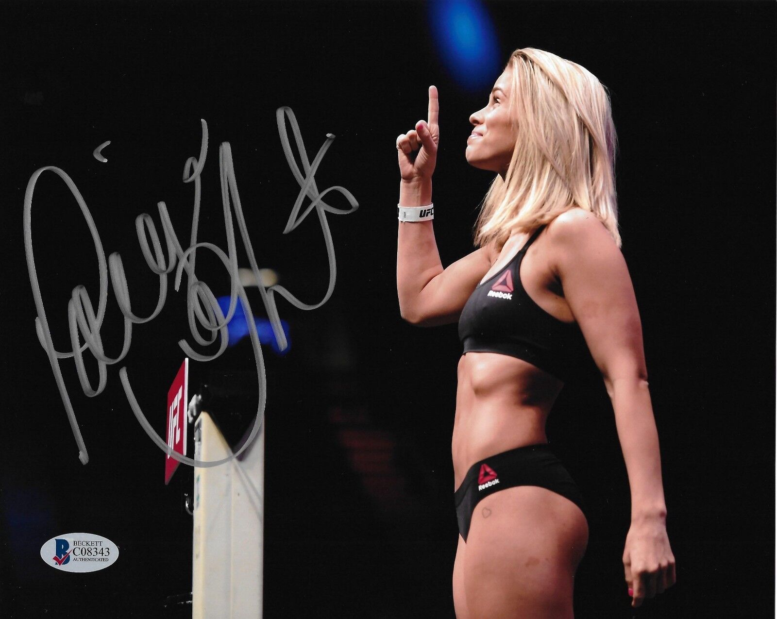 Paige VanZant Signed 8x10 Photo Poster painting BAS Beckett COA UFC Weigh In Bikini Picture Auto