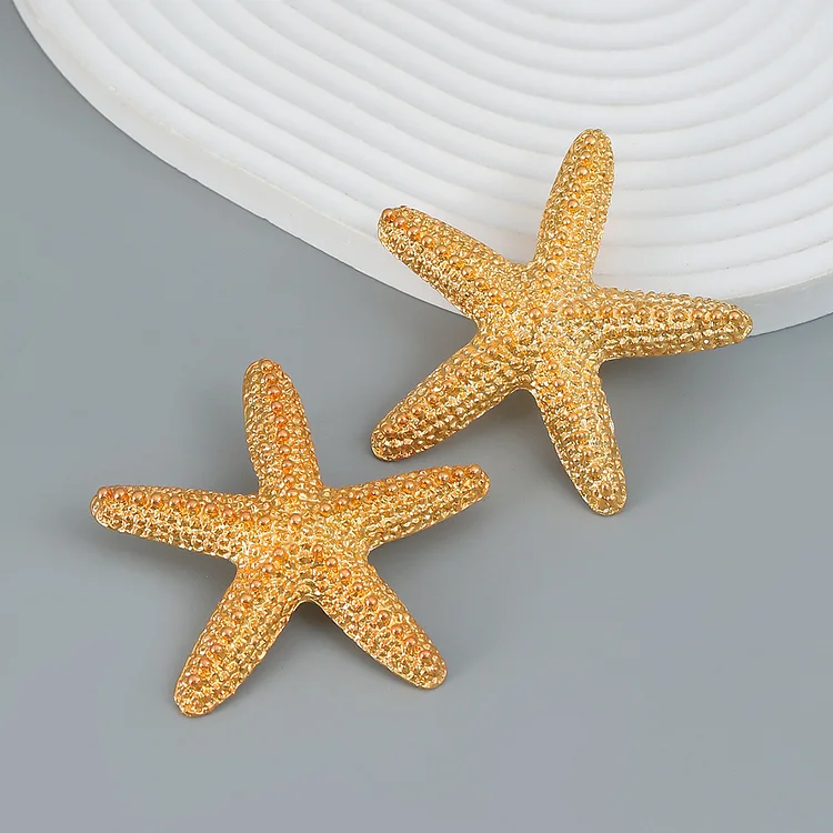 Starfish Statement Earrings