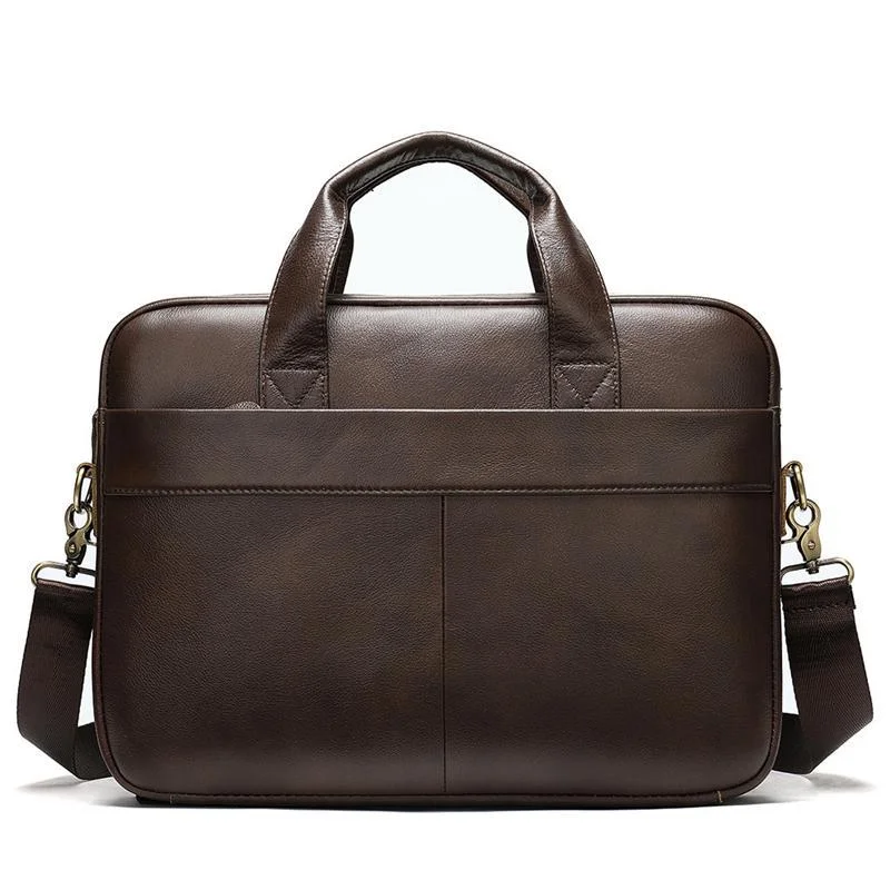 Fashion Casual Business Men's Handbag Retro 14 Inch Shoulder Bag Crossbody Bag