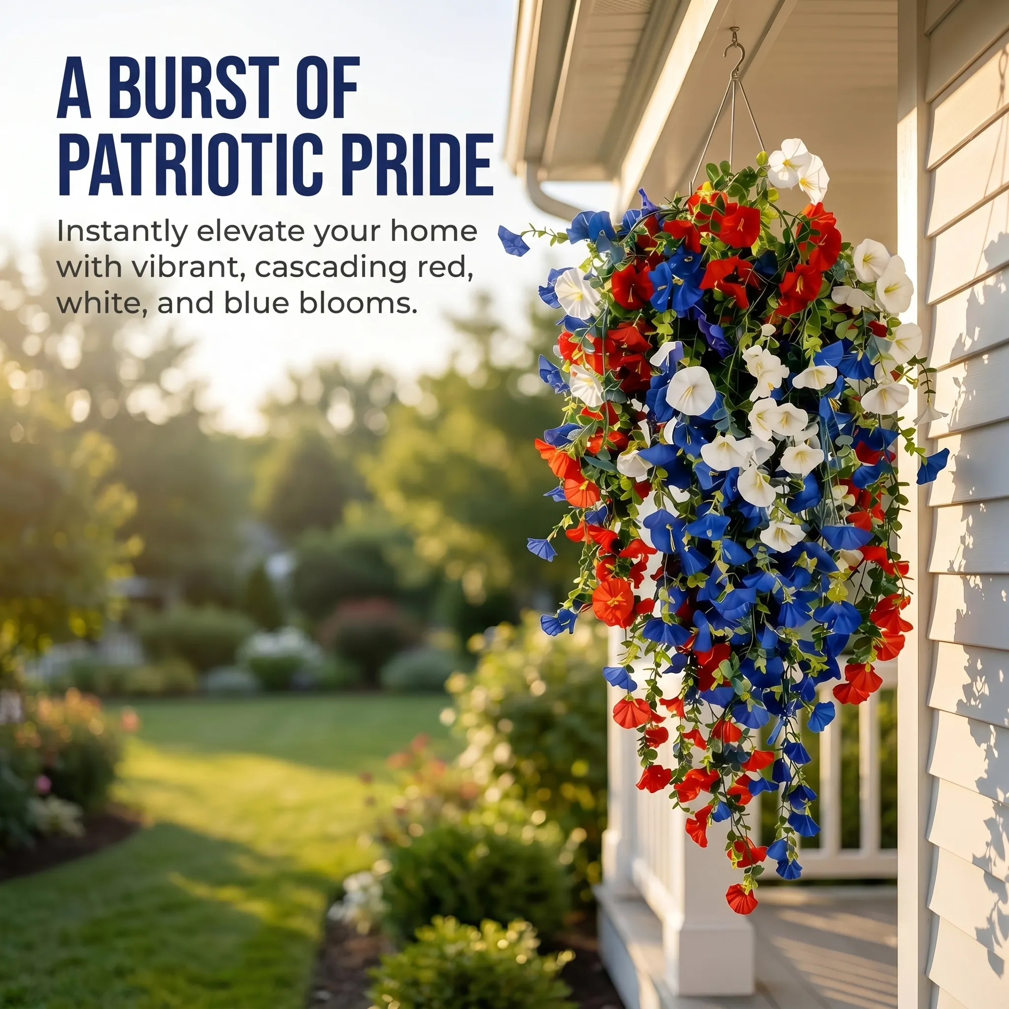 🇺🇸4th of July Decoration Tricolor Patriotic Artificial Flower✨