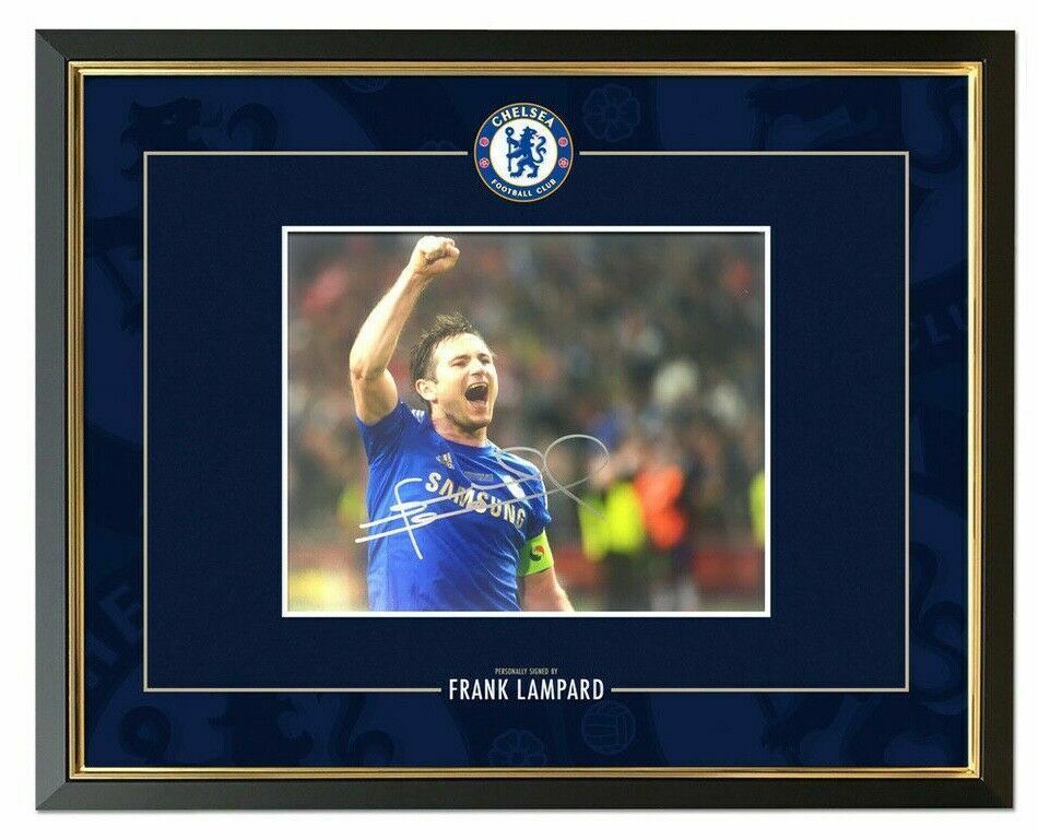 Frank Lampard Signed 10X8 Photo Poster painting Chelsea F.C. Genuine Signature AFTAL COA