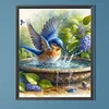 Diamond Painting-DIY Full Round Drill Splashing Birds(40*50CM)