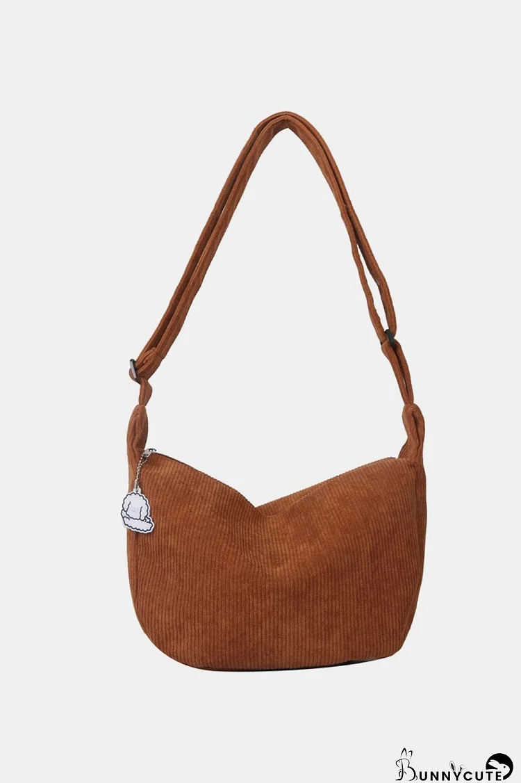Large Corduroy Shoulder Bag