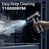 110000PRM Compressed Air Duster Rechargeable Cordless Air Blower for Home Office