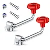 2 Set Universal Trailer Jack Handle Replacement Jack Crank Wind Jack Handle