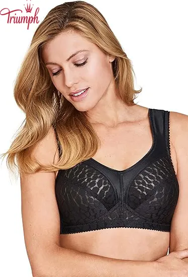 Triumph  - (3 pe&ccedil;as) Bra de cobertura total sem fio