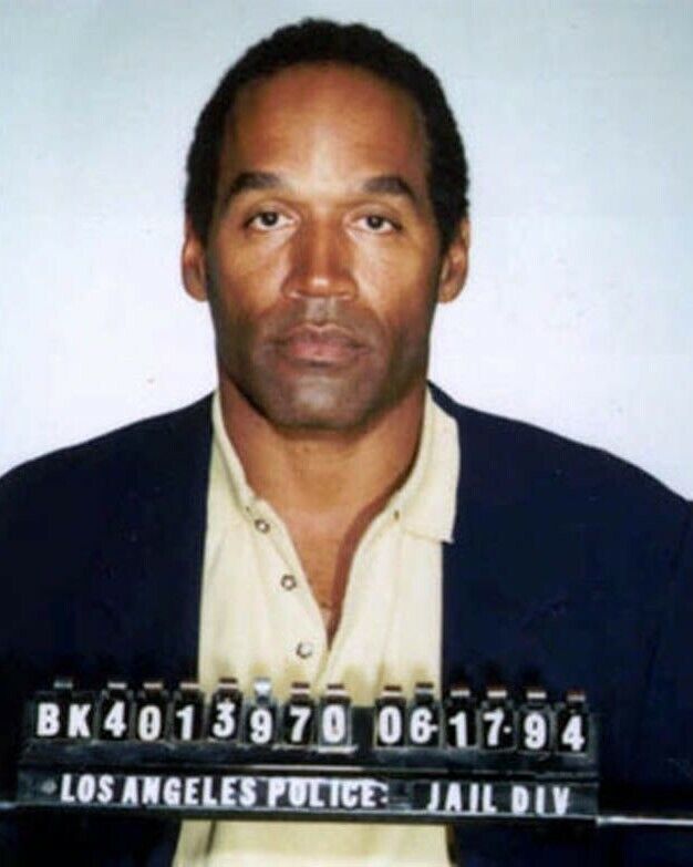 O.J. SIMPSON MUG SHOT 8X10 Photo Poster painting PICTURE