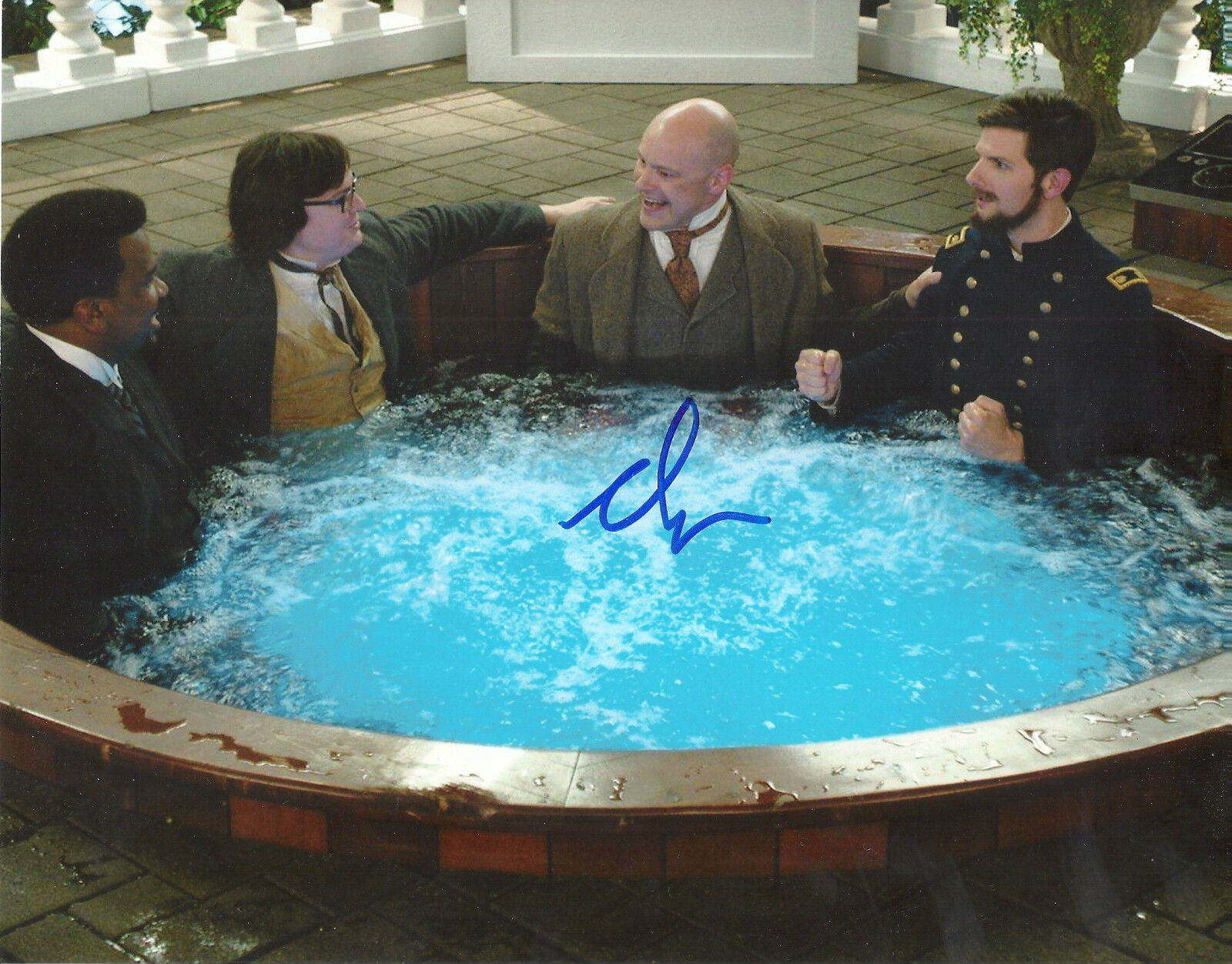 ADAM SCOTT 'HOT TUBE TIME MACHINE 2' ADAM JR SIGNED 8X10 PICTURE *COA 4