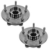 TRQ Front Wheel Hub Bearings Assembly Set Driver & Passenger Side Compatible with 2009-2020 Dodge Journey