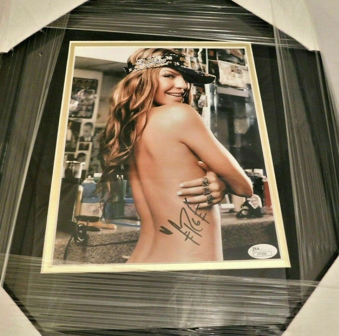 Stacy Ferguson FERGIE Signed / Autographed 8x10 Framed Black Eyed Peas JSA COA