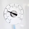 Circular Self Adhesive Window Outdoor Thermometer Pointer Temperature Meter