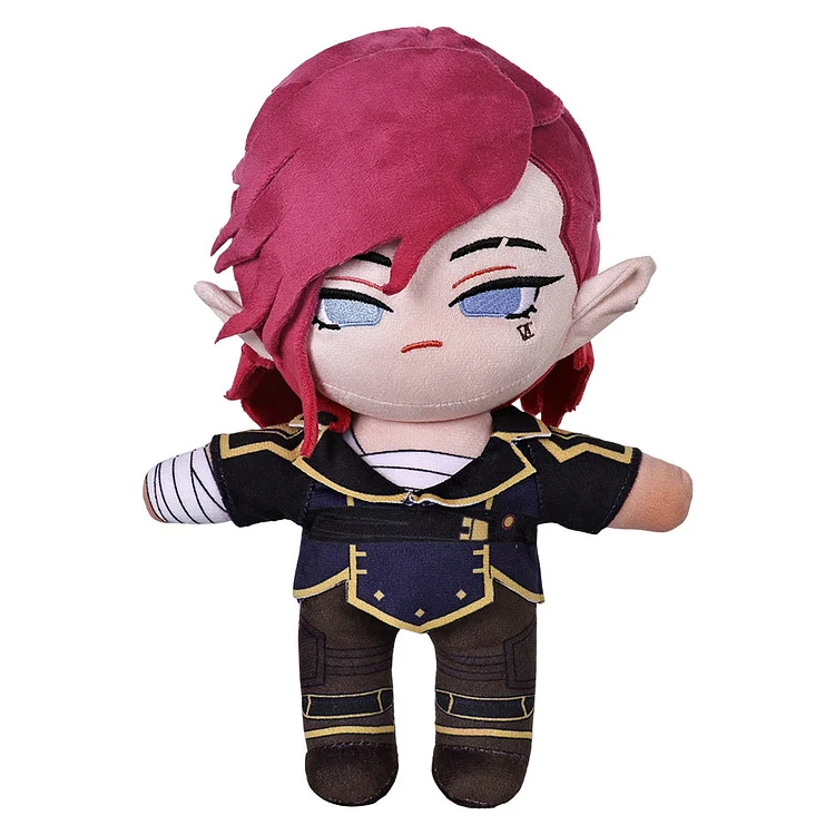 Arcane: League Of Legends 2 (2024) Vi Cosplay Plush Toys Cartoon Soft Stuffed Dolls Mascot Birthday Xmas Gift