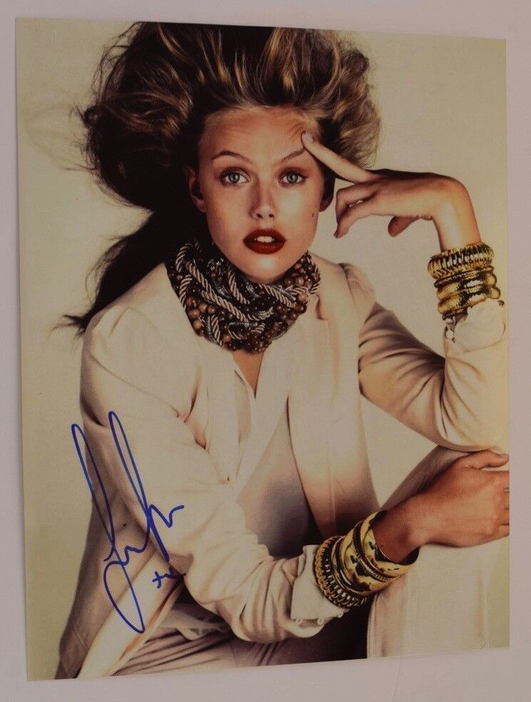 Frida Gustavsson Signed Autographed 11x14 Photo Poster painting Victoria's Secret Model COA VD