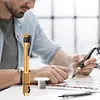 TIG Wire Feeder Pen Wire Feed Tool Finger Feeder for Smooth Wire Feeding (Gold)