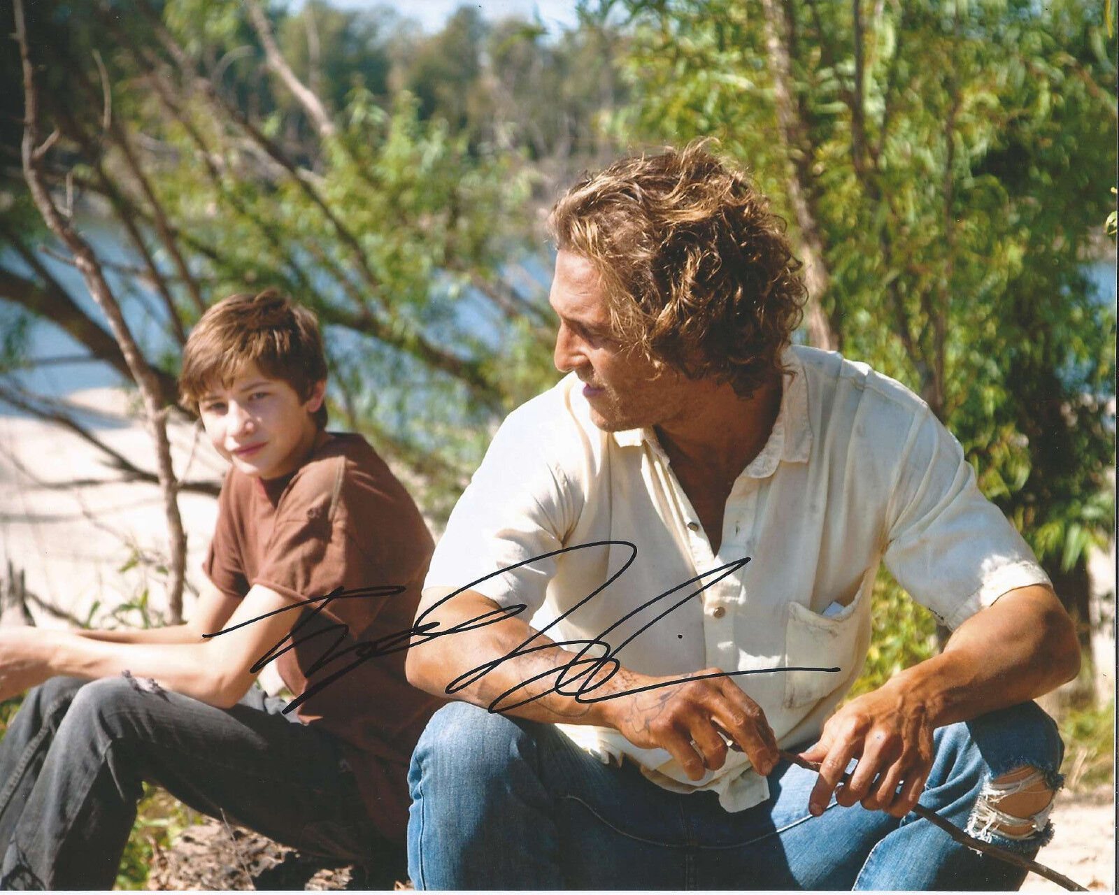 TYE SHERIDAN SIGNED AUTHENTIC 'THE FORGER' 8X10 Photo Poster painting w/COA JOE TREE OF LIFE MUD