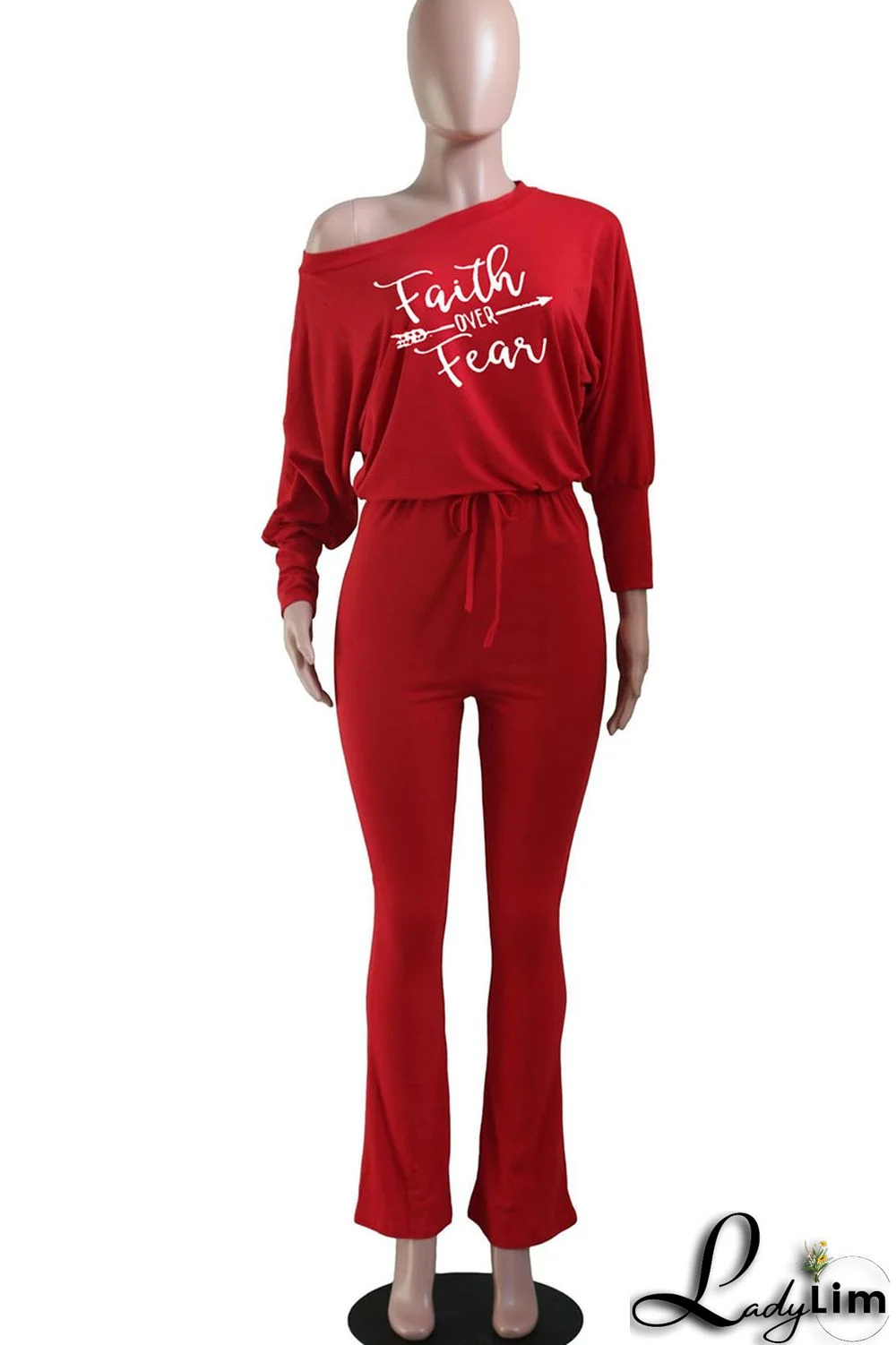 Black Casual Print Split Joint Oblique Collar Straight Jumpsuits