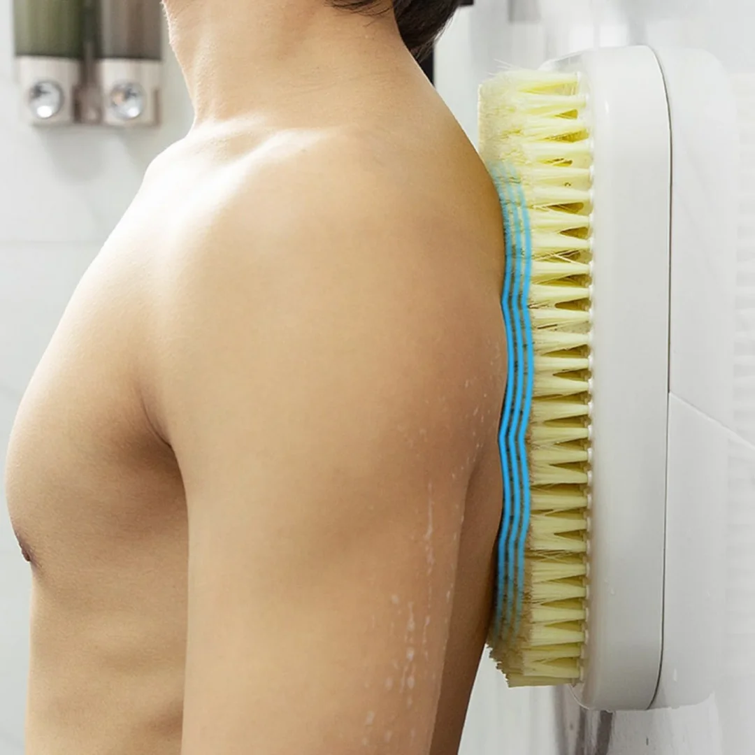 Wall Mounted Back Scrubber For Shower