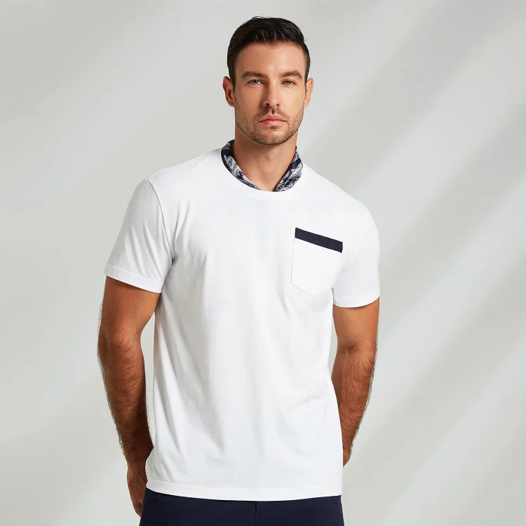 100% Cotton Graphic Left Pocket T-shirt QueenFunky